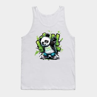 Panda Bear Pandamonium Tank Top